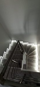 fayans merdiven gizli led ışık