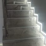 fayans merdiven gizli led ışık