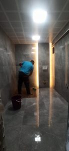 led ışıklı banyo tadilatı